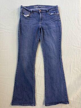 Women's Y2K Levi Signature Boot Cut Blue Jeans 32